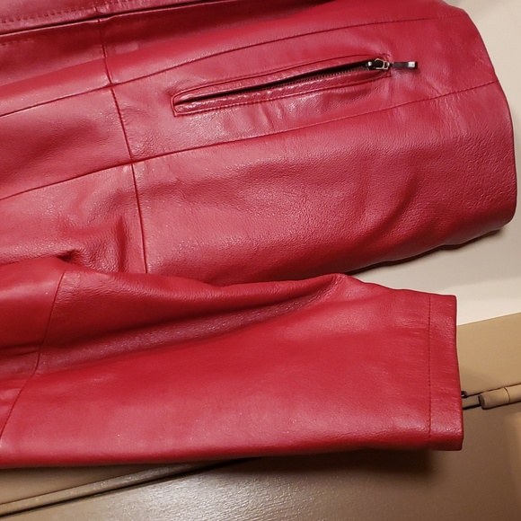 Plus Size Leather Jacket - Picture 4 of 8